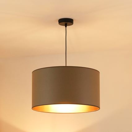 Brilagi - Pendel OREGON ROLLER VEGE 1xE27/15W/230V diameter 45 cm grå