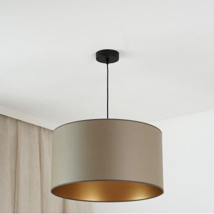 Brilagi - Pendel OREGON ROLLER VEGE 1xE27/15W/230V diameter 45 cm grå