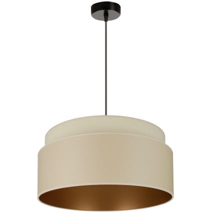 Brilagi - Pendel OREGON VEGE 1xE27/15W/230V diameter 45 cm beige