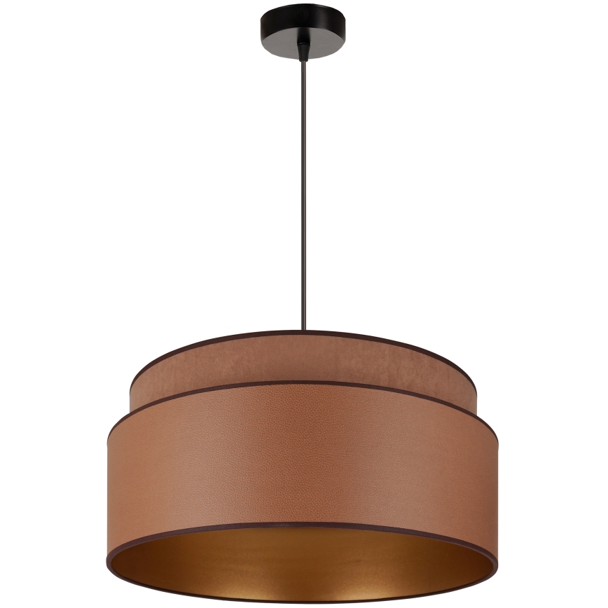 Brilagi - Pendel OREGON VEGE 1xE27/15W/230V diameter 45 cm brun