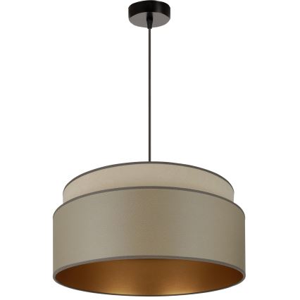 Brilagi - Pendel OREGON VEGE 1xE27/15W/230V diameter 45 cm grå