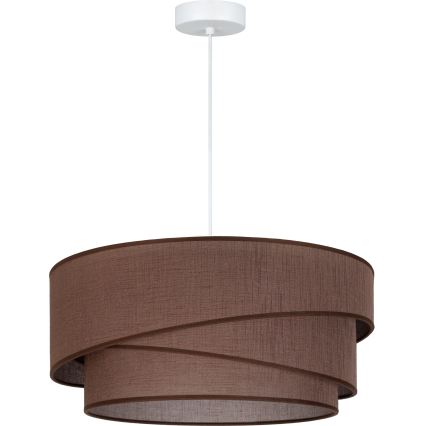 Brilagi - Pendel på kabel ARROW 1xE27/60W/230V Ø 45 cm brun