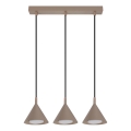 Brilagi - Pendel på kabel CONE TRIPLE 3xGX53/15W/230V beige