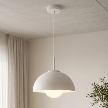 BRILAGI - Pendel på kabel COSMO 1xE27/60W/230V Ø 30 cm hvid/guld