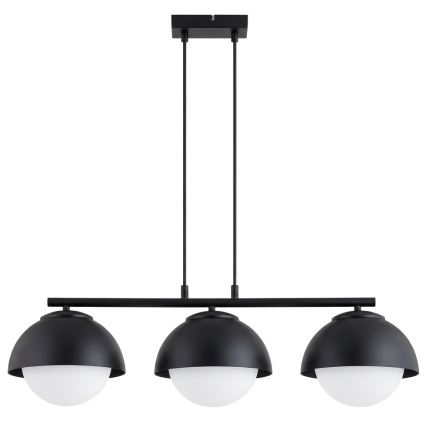 BRILAGI - Pendel på kabel COSMO 3xE27/60W/230V sort