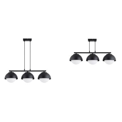 BRILAGI - Pendel på kabel COSMO 3xE27/60W/230V sort