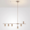 Brilagi - Pendel på kabel CRANE 6xGU10/30W/230V beige