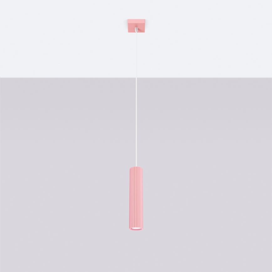 Brilagi - Pendel på kabel CRESTO 1xGU10/10W/230V rosa