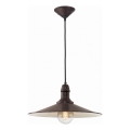 Brilagi - Pendel på kabel FORGE 1xE27/60W/230V Ø 36 cm brun