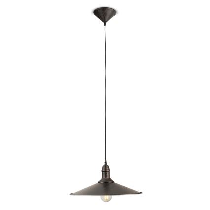 BRILAGI - Pendel på kabel FORGE 1xE27/60W/230V Ø 36 cm brun