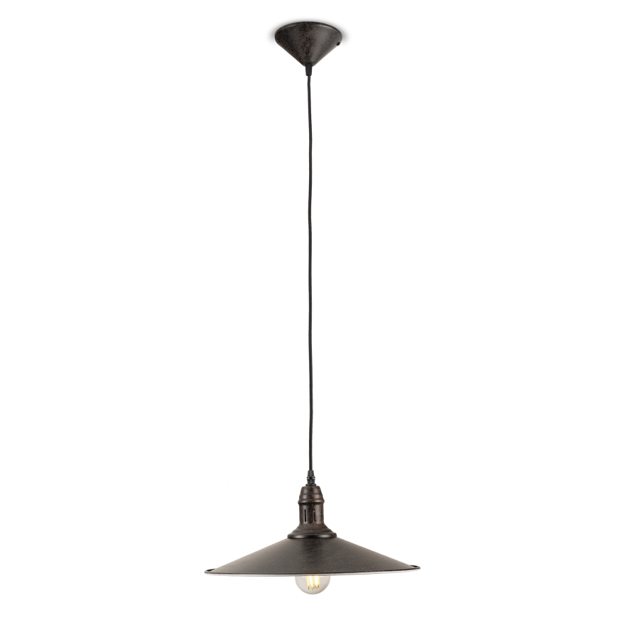 BRILAGI - Pendel på kabel FORGE 1xE27/60W/230V Ø 36 cm brun