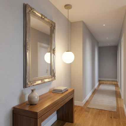 Brilagi - Pendel på kabel MILO ECRU 1xE27/60W/230V beige/guld
