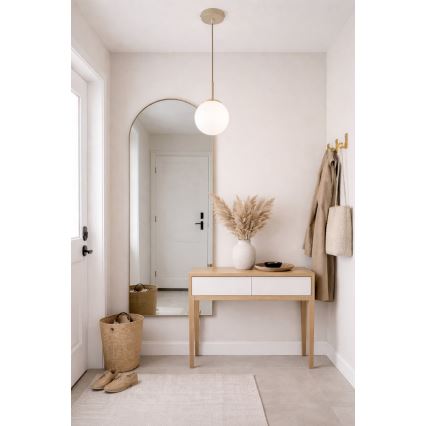 Brilagi - Pendel på kabel MILO ECRU 1xE27/60W/230V beige/guld