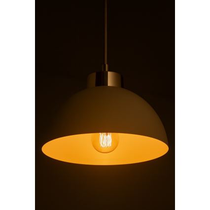 Brilagi - Pendel på kabel MOON 1xE27/60W/230V Ø 18 cm beige/guld