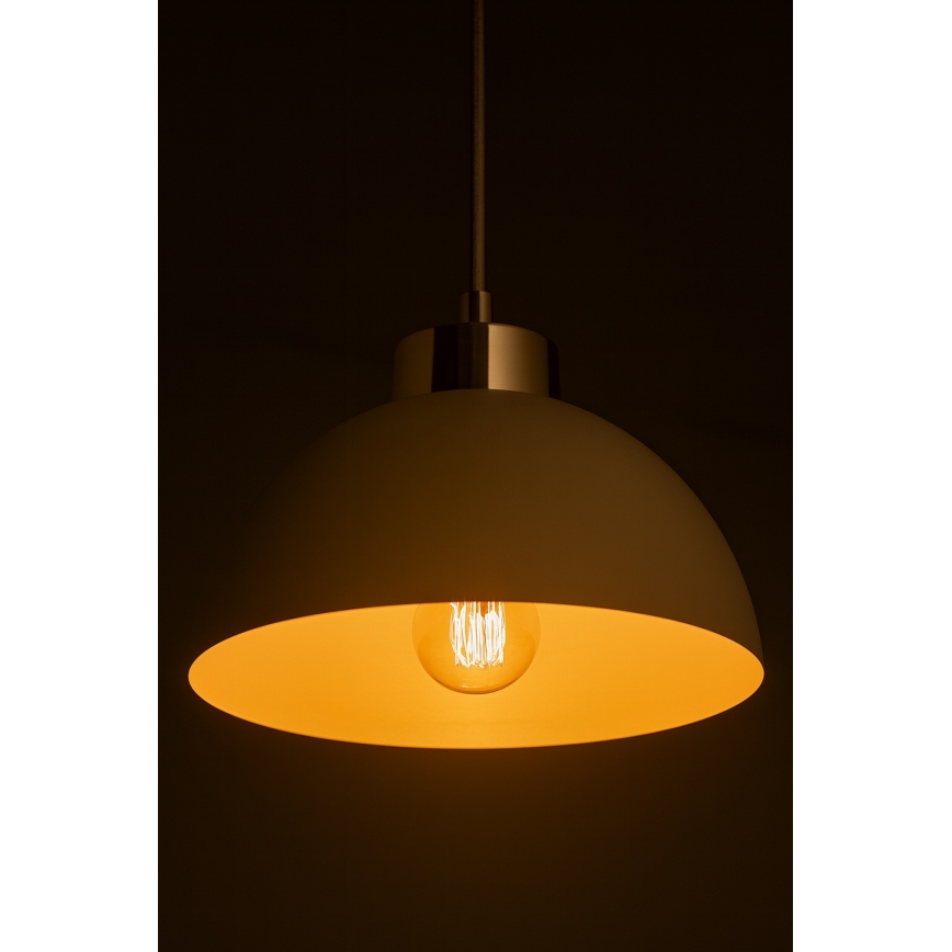 Brilagi - Pendel på kabel MOON 1xE27/60W/230V Ø 18 cm beige/guld