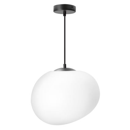 BRILAGI - Pendel på kabel PEBBLES 1xE27/40W/230V Ø 30 cm sort