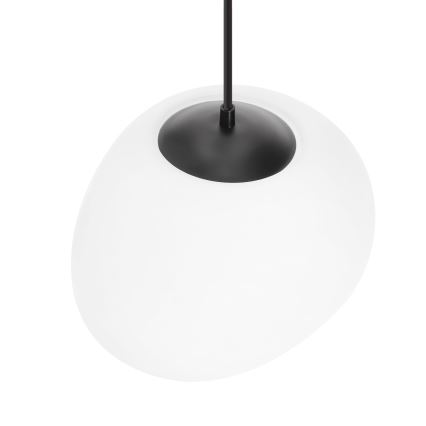 BRILAGI - Pendel på kabel PEBBLES 1xE27/40W/230V Ø 30 cm sort