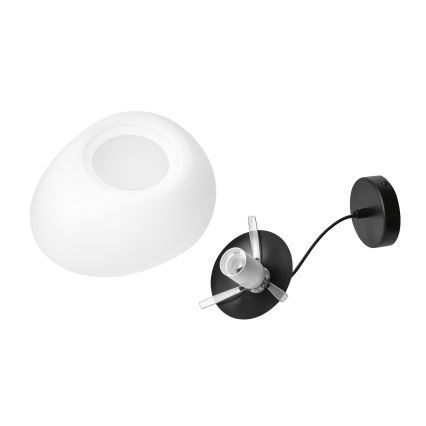 BRILAGI - Pendel på kabel PEBBLES 1xE27/40W/230V Ø 30 cm sort
