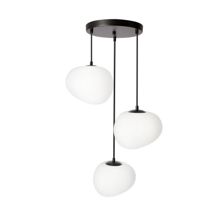 BRILAGI - Pendel på kabel PEBBLES 3xE27/40W/230V Ø 42 cm sort