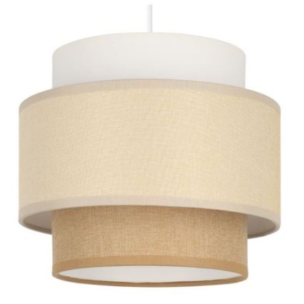 Brilagi - Pendel på kabel RESNA 1xE27/60W/230V Ø 20 cm creme/beige