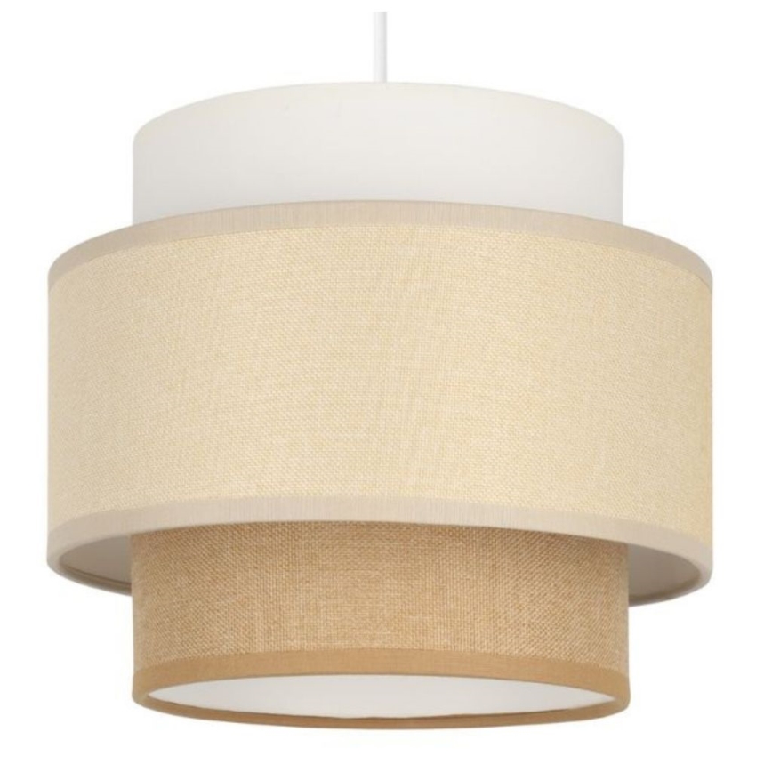 Brilagi - Pendel på kabel RESNA 1xE27/60W/230V Ø 20 cm creme/beige