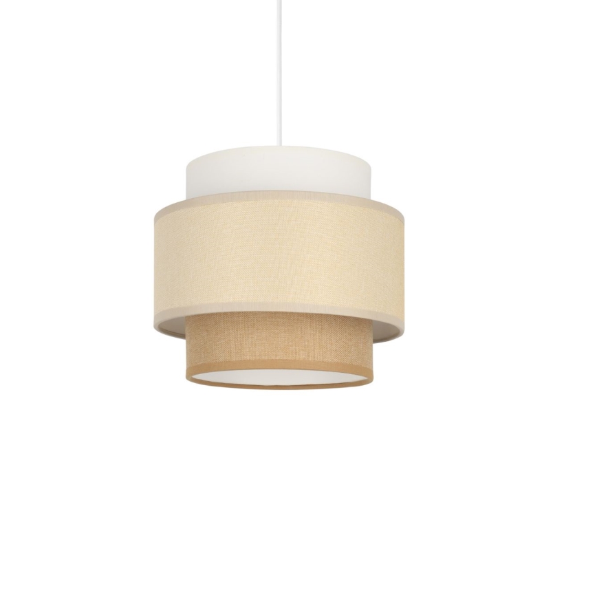 Brilagi - Pendel på kabel RESNA 1xE27/60W/230V Ø 20 cm creme/beige