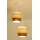 Brilagi - Pendel på kabel RESNA 2xE27/60W/230V Ø 30 cm beige/sort