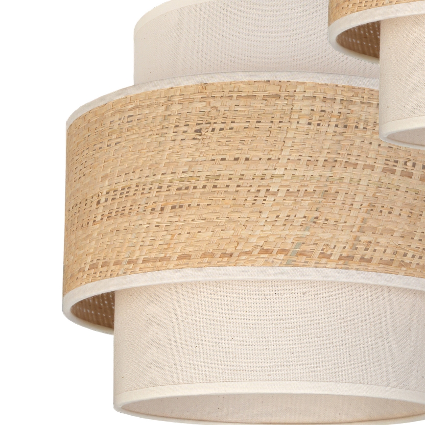 Brilagi - Pendel på kabel SPACE 3xE27/60W/230V Ø 40 cm beige/creme
