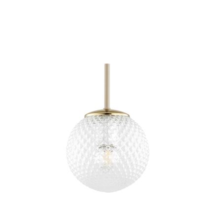 Brilagi - Pendel på kabel STELLA 1xE27/60W/230V Ø 15 cm beige/guld