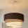Brilagi - Pendel på kabel TRIO 3xE27/60W/230V Ø 60 cm brun/beige/hvid