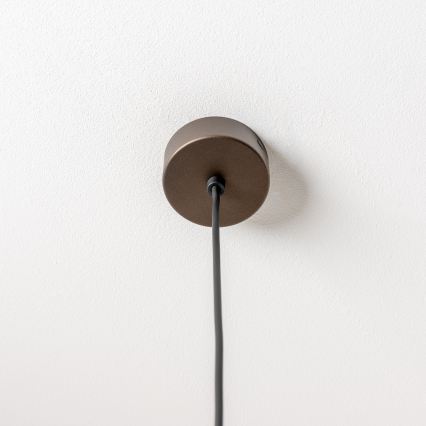 BRILAGI - Pendel på kabel VULCANO 3xG9/8W/230V bronze/røget beige