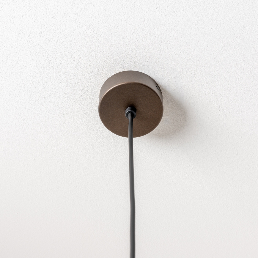BRILAGI - Pendel på kabel VULCANO 3xG9/8W/230V bronze/røget beige
