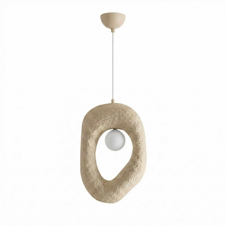 Brilagi - Pendel på kabel WABI SABI 1xE27/40W/230V cremefarvet