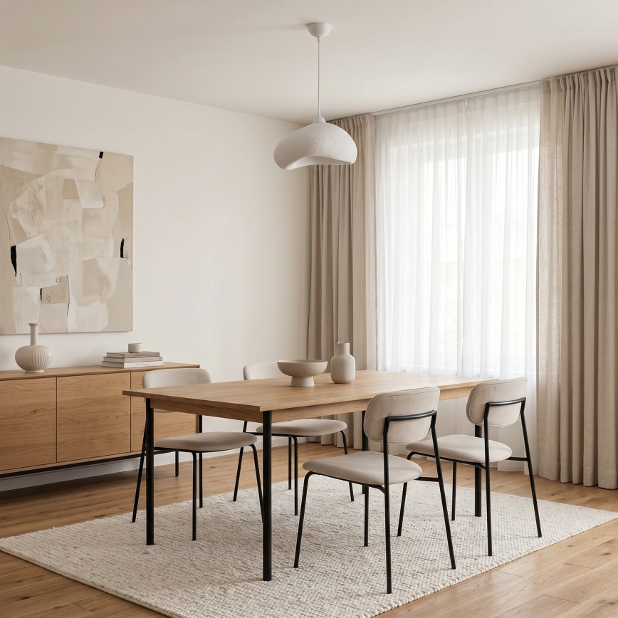 Brilagi - Pendel på kabel WABI SABI 1xE27/40W/230V Ø 32 cm hvid