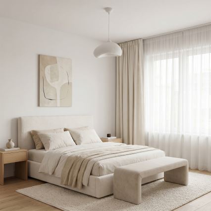 Brilagi - Pendel på kabel WABI SABI 1xE27/40W/230V Ø 32 cm hvid