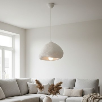 Brilagi - Pendel på kabel WABI SABI 1xE27/40W/230V Ø 32 cm hvid