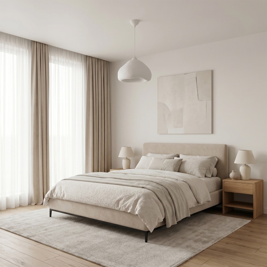 Brilagi - Pendel på kabel WABI SABI 1xE27/40W/230V Ø 32 cm hvid