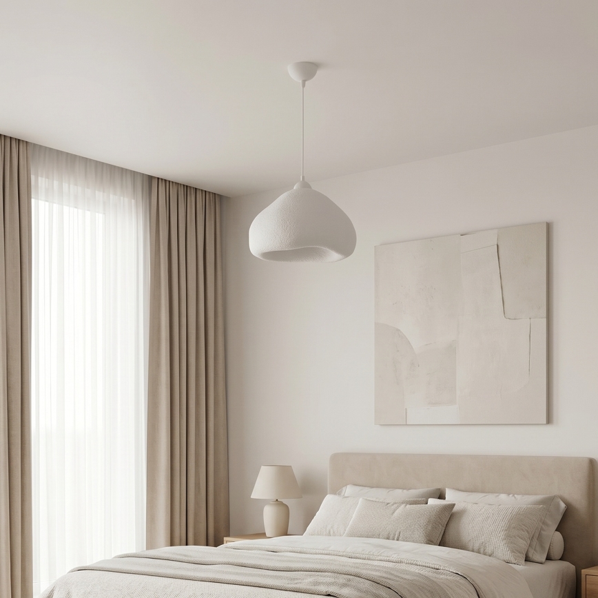 Brilagi - Pendel på kabel WABI SABI 1xE27/40W/230V Ø 32 cm hvid