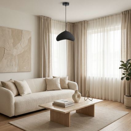 Brilagi - Pendel på kabel WABI SABI 1xE27/40W/230V Ø 33 cm sort