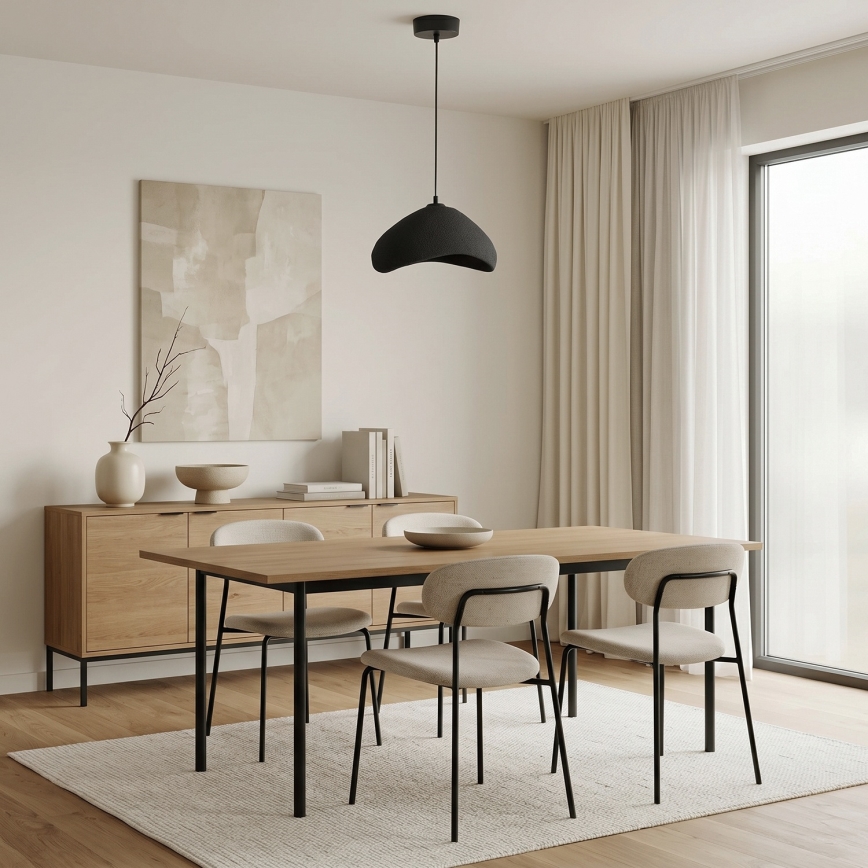 Brilagi - Pendel på kabel WABI SABI 1xE27/40W/230V Ø 33 cm sort