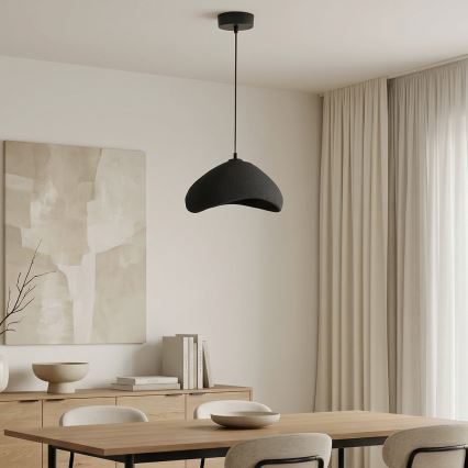 Brilagi - Pendel på kabel WABI SABI 1xE27/40W/230V Ø 33 cm sort