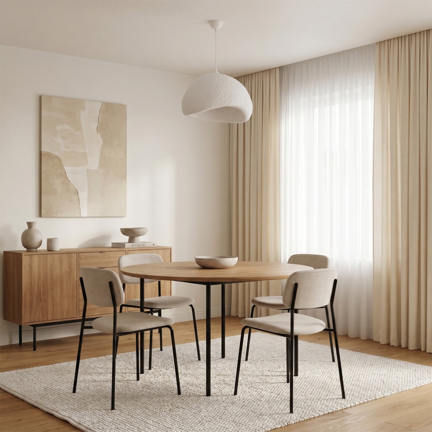 Brilagi - Pendel på kabel WABI SABI 1xE27/40W/230V Ø 50 cm hvid