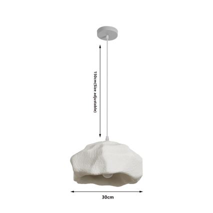 BRILAGI - Pendel på kabel WABI SABI 1xE27/60W/230V Ø 30 cm hvid