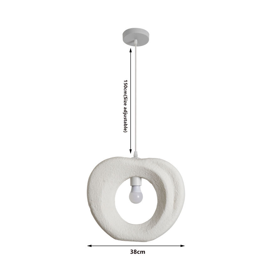 BRILAGI - Pendel på kabel WABI SABI 1xE27/60W/230V Ø 38 cm hvid