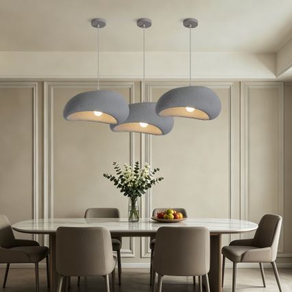 BRILAGI - Pendel på kabel WABI SABI 1xE27/60W/230V Ø 40 cm grå