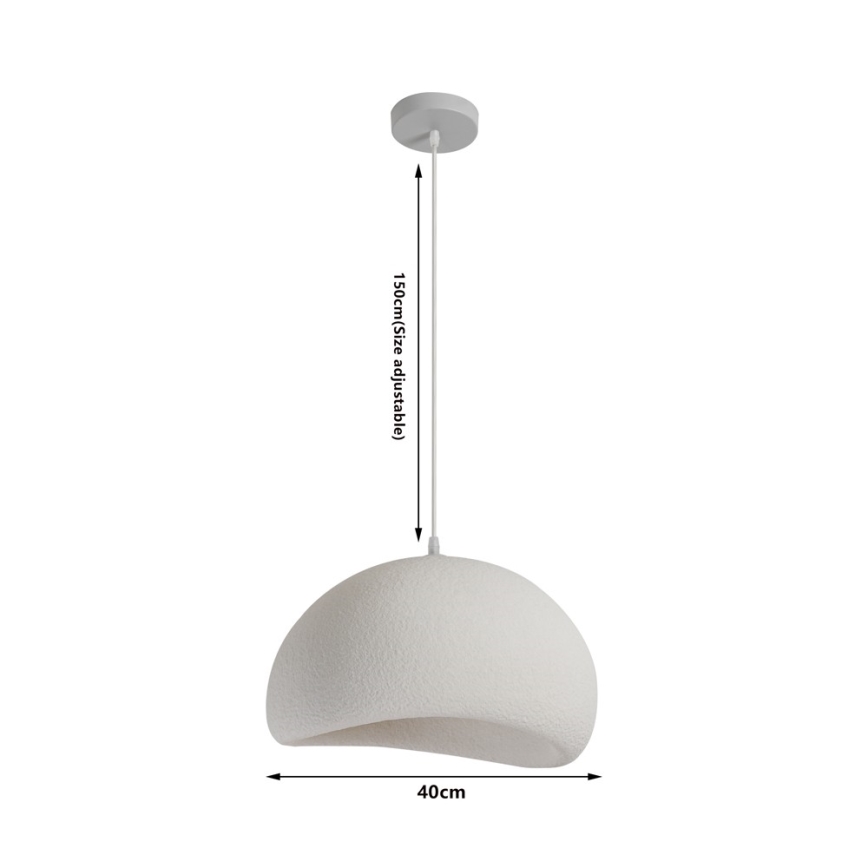 BRILAGI - Pendel på kabel WABI SABI 1xE27/60W/230V Ø 40 cm hvid