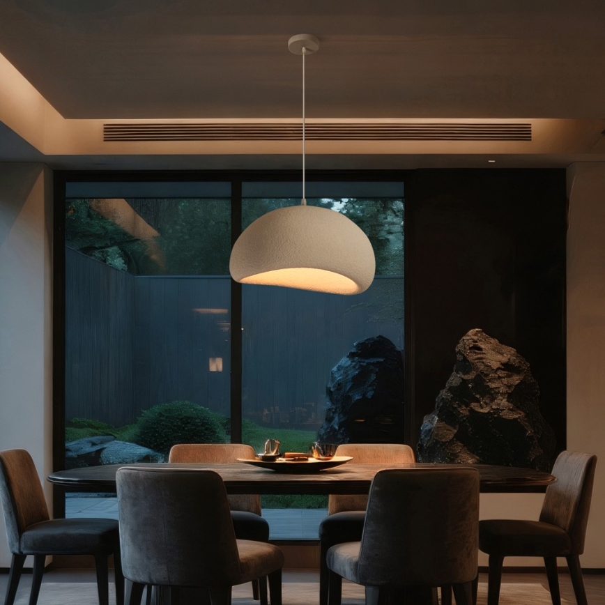 BRILAGI - Pendel på kabel WABI SABI 1xE27/60W/230V Ø 50 cm hvid