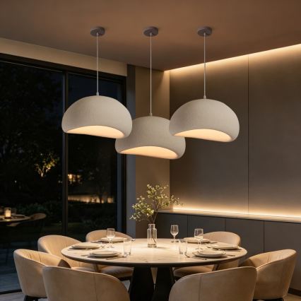 BRILAGI - Pendel på kabel WABI SABI 1xE27/60W/230V Ø 50 cm hvid