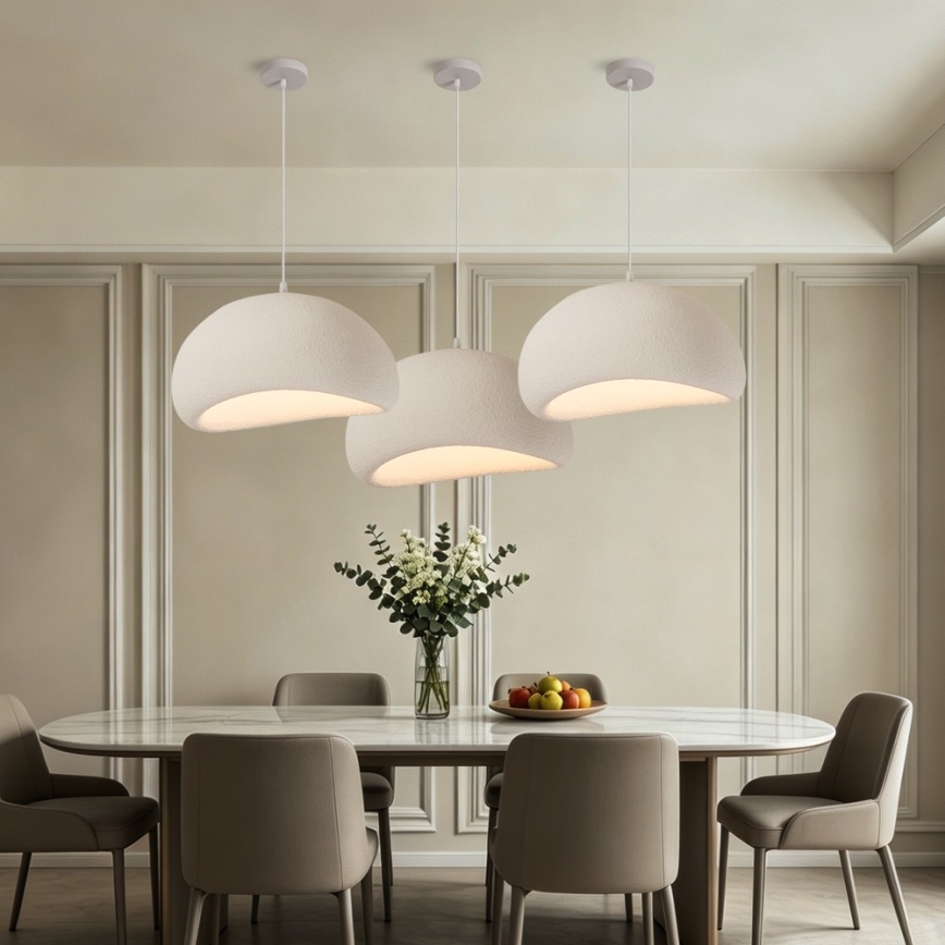 BRILAGI - Pendel på kabel WABI SABI 1xE27/60W/230V Ø 50 cm hvid