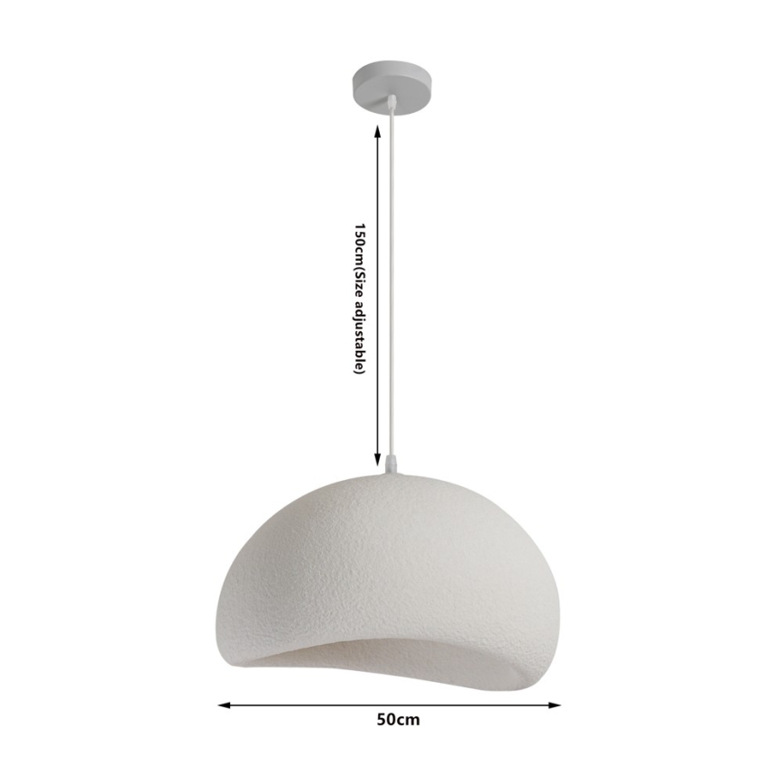BRILAGI - Pendel på kabel WABI SABI 1xE27/60W/230V Ø 50 cm hvid